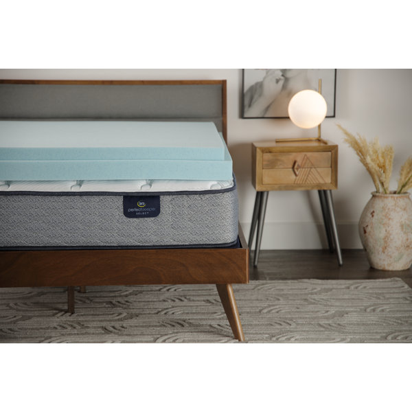 Serta Cooling ThermaGel Memory Foam Mattress Topper, 3 Inch & Reviews